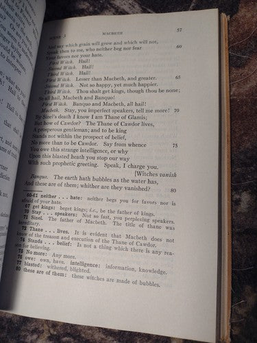 Macbeth by William Shakespeare, Edited by May A. Feehan -1935 -Editor Inscribed