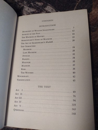 Macbeth by William Shakespeare, Edited by May A. Feehan -1935 -Editor Inscribed