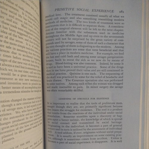 An Introduction to Sociology Ernest R. Groves 1932 Hardcover  Rev 1st Printing