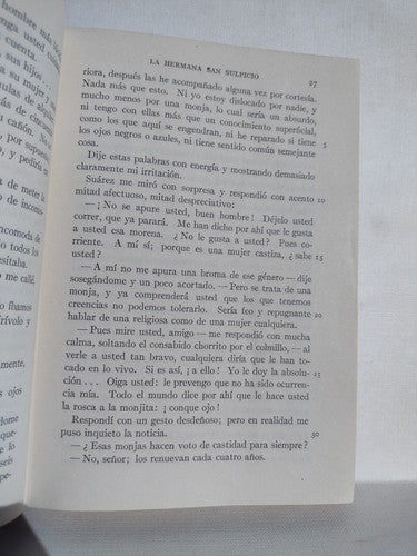 Palacio Valdés: La Herman San Sulpicio Edited By J. M. Hill -1925 -HCnoDJ -Illus