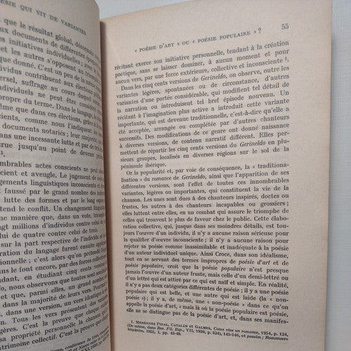 La Chanson De Roland Et La Tradition Épique Des Francs, Ramón Pidal -2nd Ed 1960
