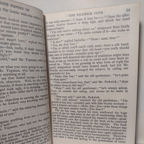 The Posthumous Papers Of The Pickwick Club By Charles Dickens -Undated -HC no DJ