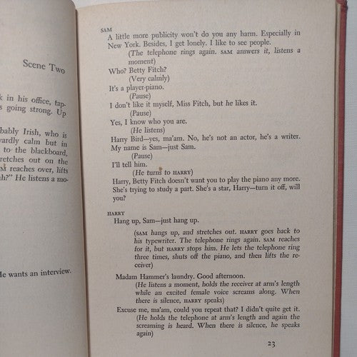 GET AWAY OLD MAN: A Play in Two Acts by William Saroyan -1944 -1st Ed Hardcover