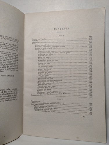 Soil Survey Of Monroe County: Part 2 By T.M. Bushnell -1928 Print -Soil Science