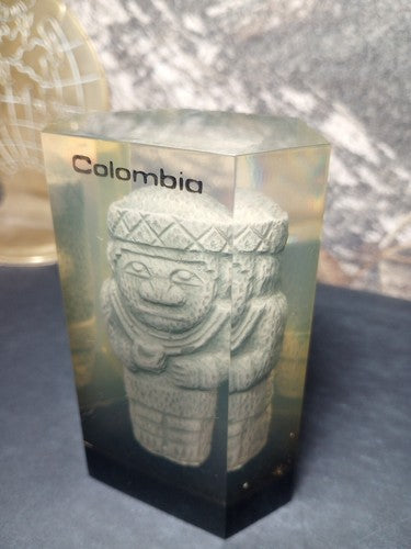 Columbian Figure In Resin