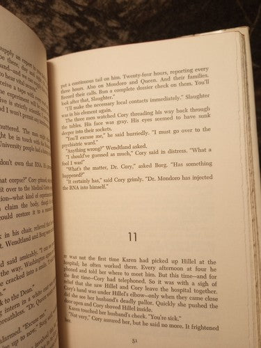 Curt Siodmak HAUSER'S MEMORY Book Club Edition 1968 Hardcover Fiction
