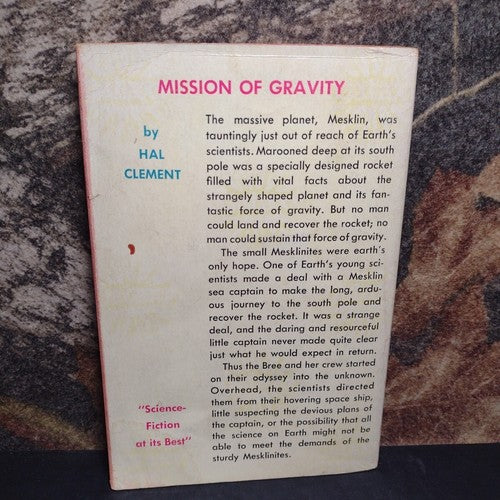 Mission of Gravity by Hal Clement -Paperback -1958 -Vintage Science Fiction