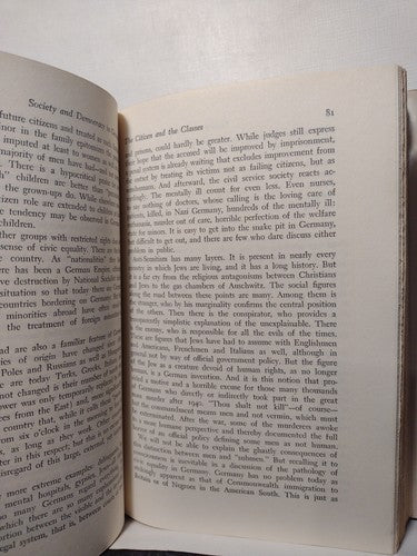 Society And Democracy In Germany By Ralf Dahrendorf -1967 -HCw/DJ