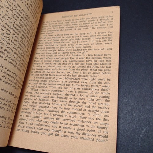 Mission of Gravity by Hal Clement -Paperback -1958 -Vintage Science Fiction