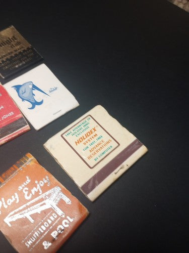 vintage matchbook lot California, Nevada, Virgin Islands, San Francisco