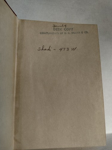 Palacio Valdés: La Herman San Sulpicio Edited By J. M. Hill -1925 -HCnoDJ -Illus
