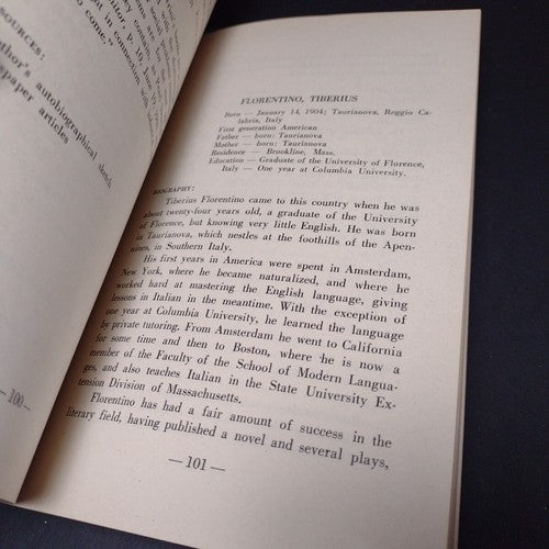 Italian-American Authors and Their Contribution To American Literature Peragallo