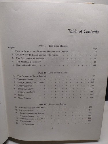 Gold Rushes and Mining Camps of the Early American West by Opal Holmes -1979 -HC