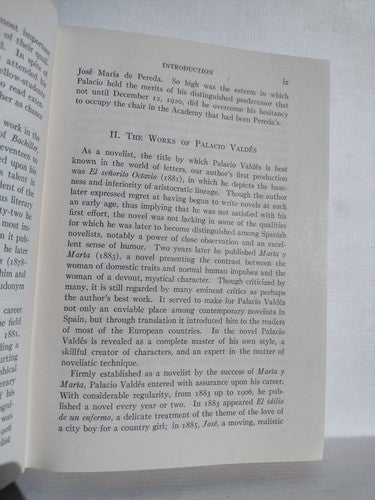 Palacio Valdés: La Herman San Sulpicio Edited By J. M. Hill -1925 -HCnoDJ -Illus