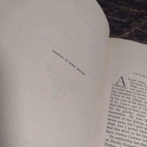 Gammer Gvrtons Nedle by Mr. S. Mr. of Art -1920 -Hardcover -Vintage Literature