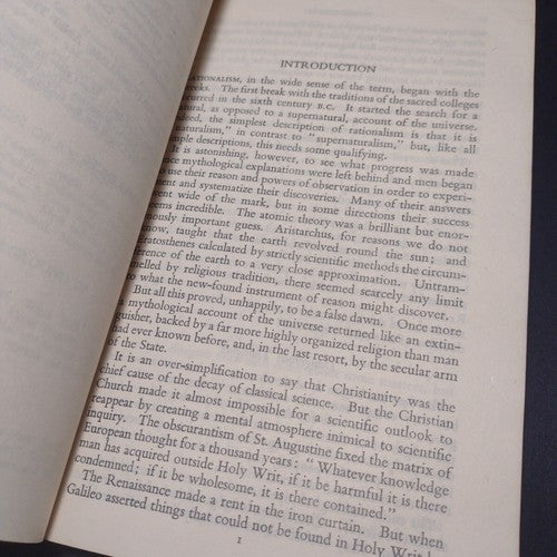 The Thinker's Handbook by Hector Hawton -Paperback -1959 -Second Impression