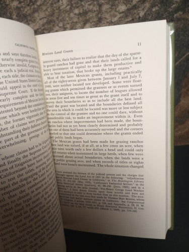 Gates, Paul California Ranchos and Farms 1846-1862 HCwDj