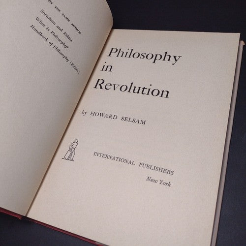 Philosophy in Revolution by Howard Selsam -Hardcover -1957 -Vintage Politics.