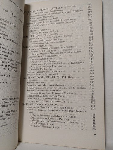 National Science Foundation: 15th Annual Report For The Fiscal Year 1965 -PB