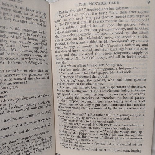 The Posthumous Papers Of The Pickwick Club By Charles Dickens -Undated -HC no DJ