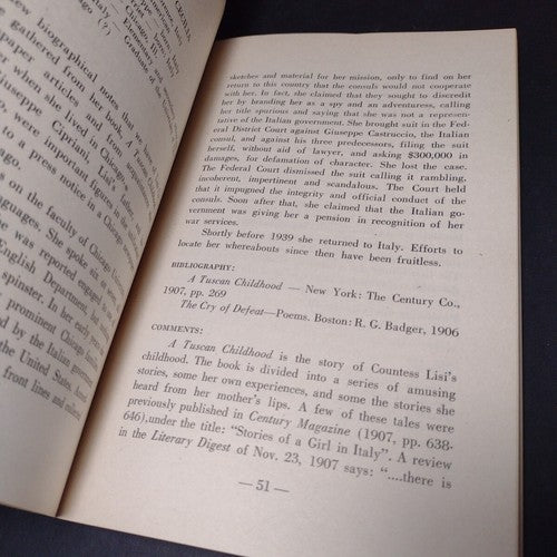 Italian-American Authors and Their Contribution To American Literature Peragallo