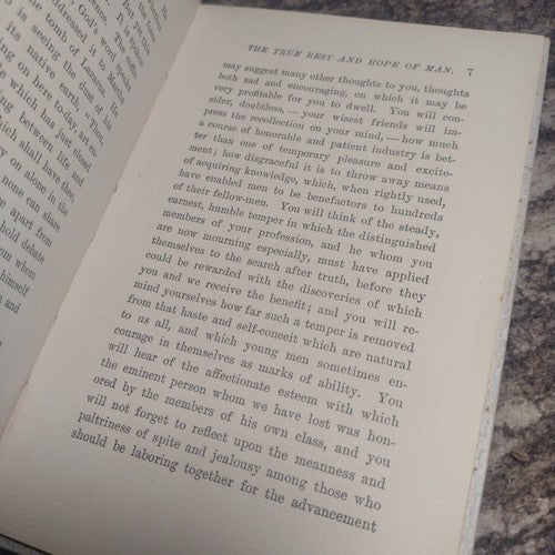 The True Rest and Hope of Man by Frederick Maurice -Circa Late 1800's-1900's HC