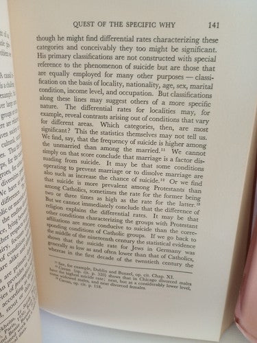 Social Causation By R.M Mac Iver 1942 first Edition HC Sociology