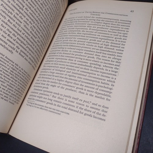 Monetary Policies and Full Employment by William Fellner -Hardcover 1947 -2nd Ed