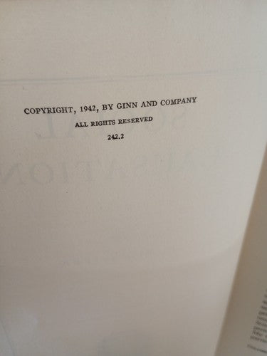 Social Causation By R.M Mac Iver 1942 first Edition HC Sociology