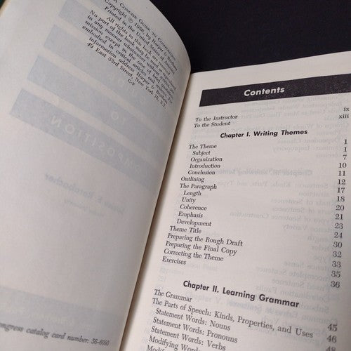 A Concise Guide to Composition by Louise Rorabacher -Hardcover 1956 -Writing