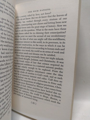 Rich Nations and the Poor Nations by Barbara Ward - 1962 - PB - Economics