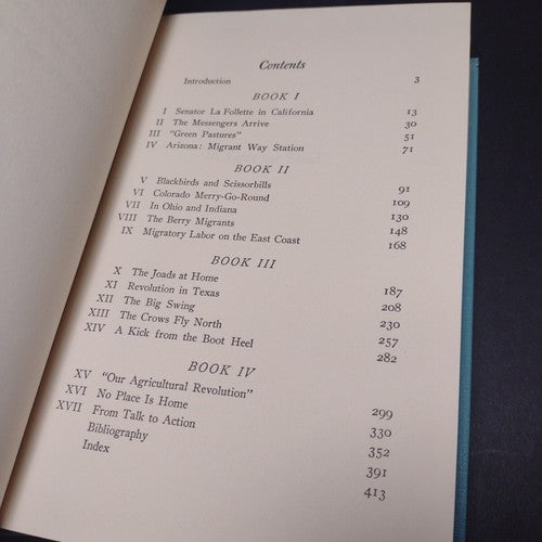 Ill Fares The Land: Migrants and Migratory Labor in the United States -HC 1967