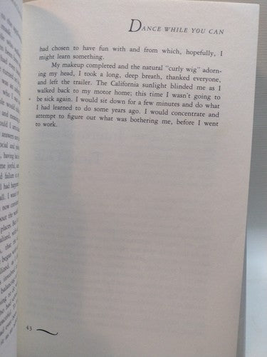 Dance While You Can by Shirley MacLaine -1991 -HCwDJ -ExLibrary -Biographies