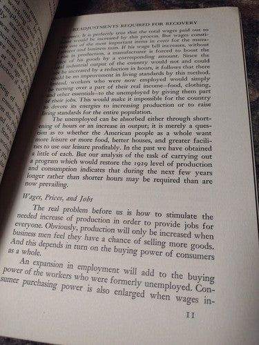 Public Affairs Pamphlets No. 11 1937: Readjustments Required for Recovery