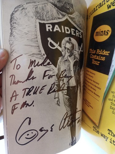 A Tradition Of Greatness 25 Years  Monday Night Football Oakland Raiders Signed