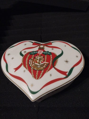 Bone china Candy Dish, Christmas Theme  By Christopher Stuart