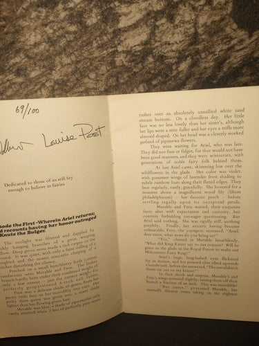 Ariel, Mutable & Fern Or How Fairies Worked Their Revenge #69/100 Signed Rare