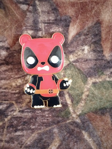 Marvel 3 Inch Funko POP Pin | Panda Deadpool Official Licensed Used