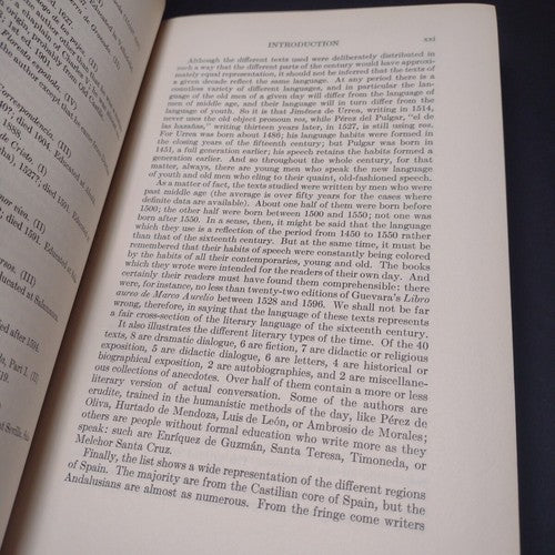 The Syntax of Castilian Prose by Hayward Keniston -Hardcover -1937