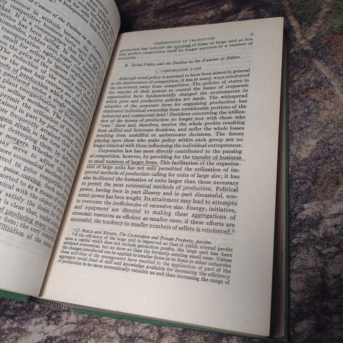The Decline of Competition by Arthur Robert Burns -Economics -1936 Hardcover