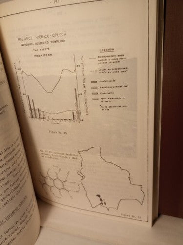 Mapa Ecologico De Bolivia By Q. Unzueta 1975 9 Maps Scarce