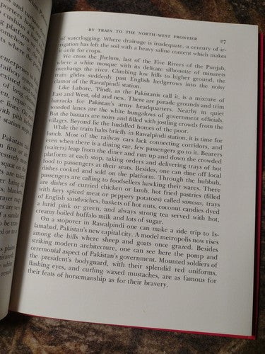 The Land and People of Pakistan by Robert Lang -Signed by Author -Hardcover 1974