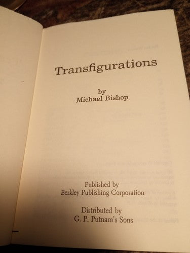 Transfigurations | Michael Bishop  1979  Hardcover BCE