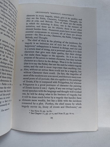 Aristotle On The Art Of Fiction: English Translation Of The Poetics, L. J. Potts