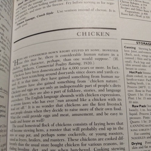 Craft of the Country Cook from A-Z by Pat Katz -1988 -1st Edition -Cookbooks -HC