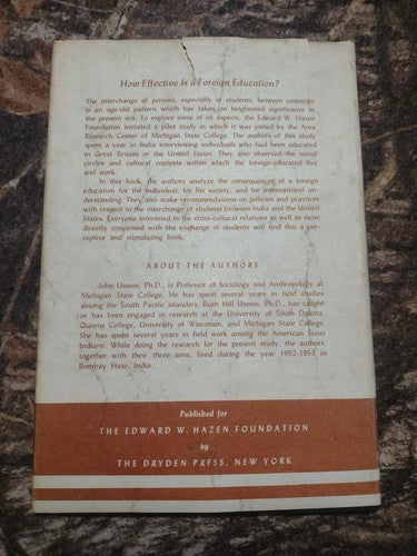 The Western-Educated Man in India by John Useem -1955 -HCwDJ -India History.