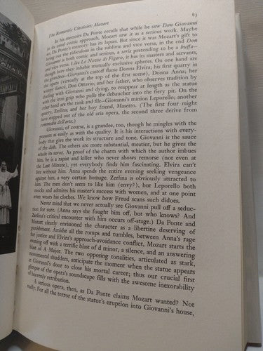 The Splendid Art of Opera: A Concise History by Ethan Mordden -1980 -HCwDJ -1st