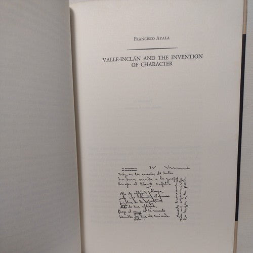 Valle-Inclan: Centennial Studies by Ricardo Gullon- 1968- 1st Ed- HC w/ DJ