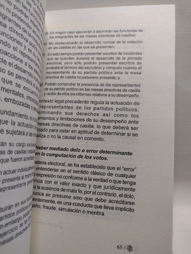 Defensa Jurídica Del Voto Por Carlos Emilio Arenas Bátiz -2000 -PB -