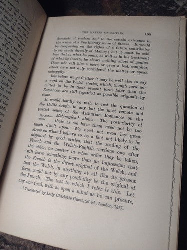 The Flourishing of Romance by George Saintsbury -Hardcover -1907 -Literary Crit